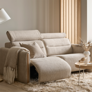 Emily Sofa Wood Arm